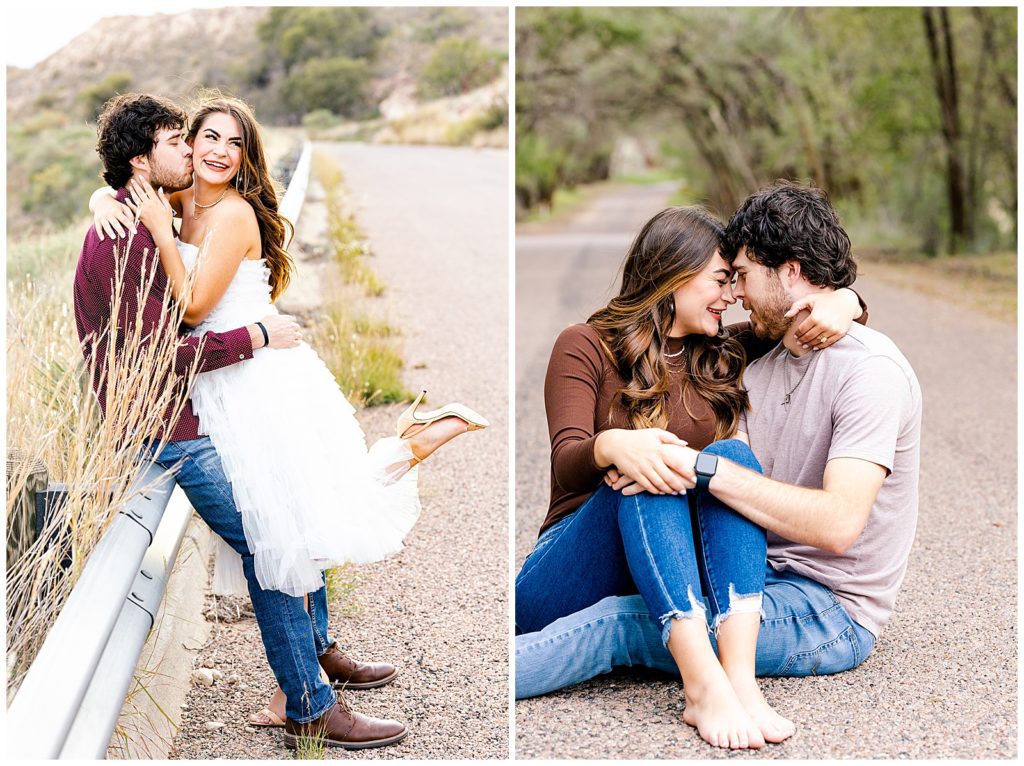 fall engagement pictures in Lubbock, TX
